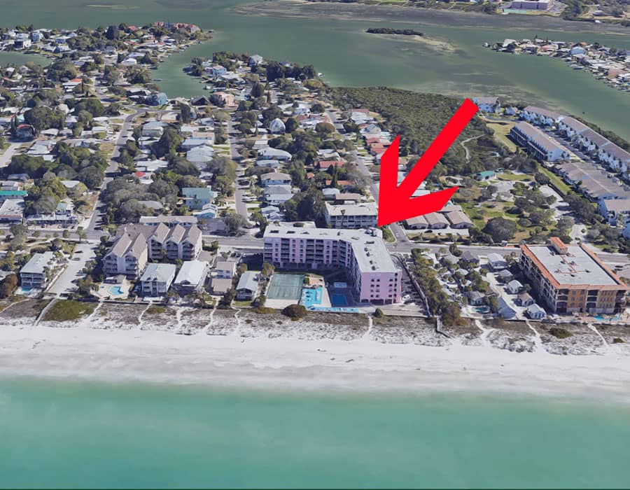 Aerial View of Reef Club Property
